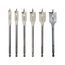 6" Flat Boring Bit 6" Universal Set (6 Pieces)