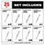 SAWZALL 13 Piece Bi-Metal Set + 12 Bi-Metal blades