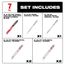 SAWZALL General Purpose 6 Piece Blade Set + NITRUS TORCH