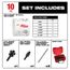 10 Piece HOLE DOZER HVAC Hole Saw Kit