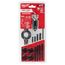 15 Piece Metric Tap & Die Set w/ HEX-LOK 2-in-1 Handle, 49-22-5611