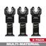 OPEN-LOK 1-3/8" TITANIUM CHARGED Bi-Metal Multi-Material Multi-Tool Blades (3 Pack)