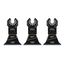 2-1/2" Bi-Metal Multi-Material Universal Fit Oscillating Multi-Tool Blade (3 Pack)