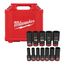 12 Piece SHOCKWAVE Impact Duty 1/2" Drive SAE Deep 6 Point Socket Set