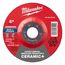 5" x 1/4" x 7/8" Ceramic & Metal Grinding  Wheel - Type 27