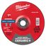 7" x 1/4" x 7/8" Ceramic & Metal Grinding Wheel - Type 27