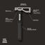 10 oz Ti Hatchet, LATHAXE10-F