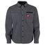 GRIDIRON Flannel Shirt, Gray (S), M552G-S