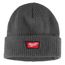 Rib-Knit Cuffed Beanie - Gray