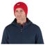 Rib-Knit Cuffed Beanie - Red