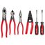 6 Piece Dipped Grip Cutting Pliers, Wire Stripper & Cushion Grip Screwdriver Set (Made in USA), MT500-6