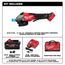M18 FUEL 4-1/2"-6" Variable Speed Braking Grinder w/ Paddle Switch & ONE-KEY Kit