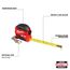 6 ft./2 m Keychain Tape Measure