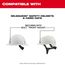 BOLT Gasketed Eye Visor - Tinted Dual Coat Lens (Compatible with Milwaukee BOLT Safety Helmets & BOLT Hard Hats)