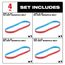 3/8" x 13" 40/60/80/120 Grit Bandfile Belt Variety Pack