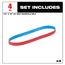 1/2" x 18" 40 Grit Bandfile Belts (4 Pack)