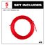 .080" x 25' Pre-Cut Twisted Trimmer Lines (Pack of 5)