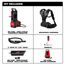 MX FUEL High Cycle Backpack Concrete Vibrator Kit (7' Whip / 1.75" Head)