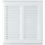 InVent Series Bathroom Ventilation Fan Metal Grille, White