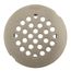 Brushed Nickel 4-1/4" Snap-in Shower Strainer, 101663BN