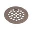 4-1/4" Oil Rubbed Bronze Snap-in Shower Strainer, 101663ORB