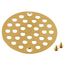 Brushed Gold 4" Screw On Shower Strainer, 102763BG