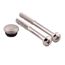 Brushed Nickel Handle Cap & Screw, 114343bn