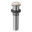 Polished Nickel Pop-up Drain No Overflow, 140780NL