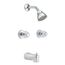 Chateau Chrome Standard Tub/shower Trim w/ 2 Knobs, 2919EP