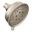 Brushed Nickel 4 Function 4-3/8" Diameter Shower Head, 2.5 Gpm, 3638BN