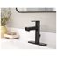 Slate Matte Black 1 Handle Low Arc Bathroom Faucet, 40051BL