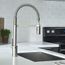 Align Spot Resist Stainless Pre-rinse Spring 1 Handle Pulldown Kitchen Faucet, Motionsense Wave, 5923EWSRS