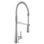 Sleek Chrome 1 Handle Pulldown Kitchen Faucet