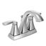 Voss Chrome 2 Handle Bathroom Faucet, 6901, 6901-MOEN
