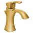 Voss Brushed Gold 1 Handle Bathroom Faucet, 6903BG