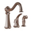 Vestige Single Handle Oil Rubbed Bronze Kitchen Faucet with Matching Finish Side Spray