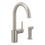 Align Spot Resist Stainless 1 Handle Kitchen Faucet, w/ Side Spray, 7165SRS