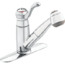 Colonnade Single Handle Chrome Kitchen Faucet with Pullout Spout