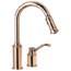 Aberdeen Single Handle Copper Kitchen Faucet with Pullout Spout