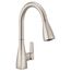 Slate Spot Resist Stainless 1 Handle High Arc Pulldown Kitchen Faucet, 76162SRS