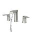 Genta Spot Resist Brushed Nickel 2 Handle Bathroom Faucet, 84763SRN