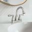 Banbury Spot Resist Brushed Nickel 2 Handle High Arc Bathroom Faucet, 84943SRN