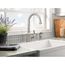 Bayhill Spot Resist Stainless 1 Handle High Arc Kitchen Faucet, w/ Side Spray, 87301SRS