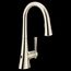 Kurv Polished Nickel 1 Handle Pulldown Kitchen Faucet, 9126EWNL