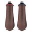 Monticello Oil Rubbed Bronze Replacement Handle Knob Inserts, 97557orb (Set of 2)