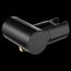 Matte Black Handshower Bracket Drop Elbow, A755BL
