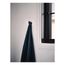 Genta Lx Matte Black Single Robe Hook, BH3803BL