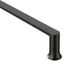 Genta Lx Matte Black 24" Towel Bar, BH3824BL
