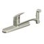 Single-handle Stainless Standard Kitchen Faucet w/ Side Spray, CA40513SL