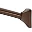 Old World Bronze Adjustable Curved Shower Rod, Csr2164owb